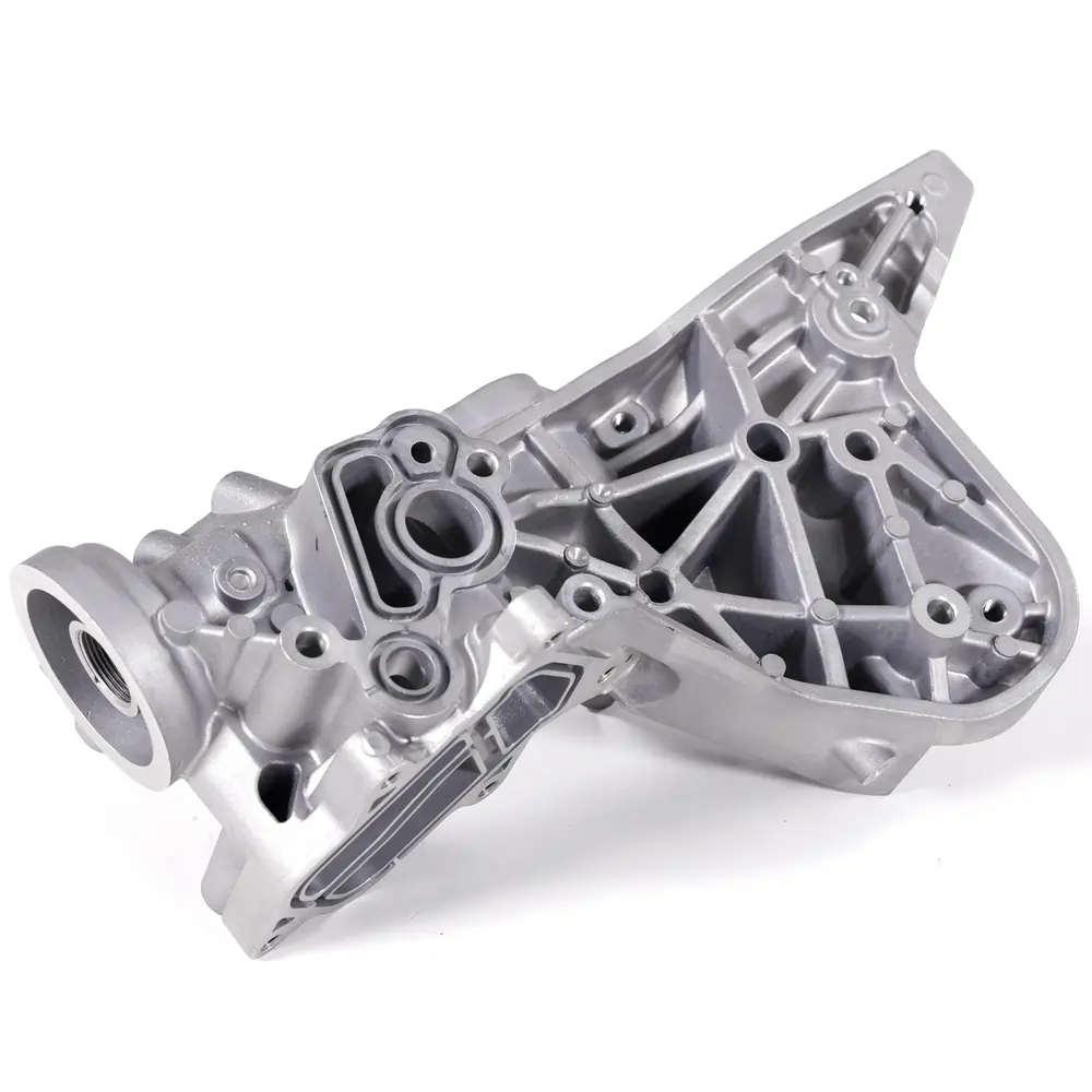 Gravity-cast complex part detail