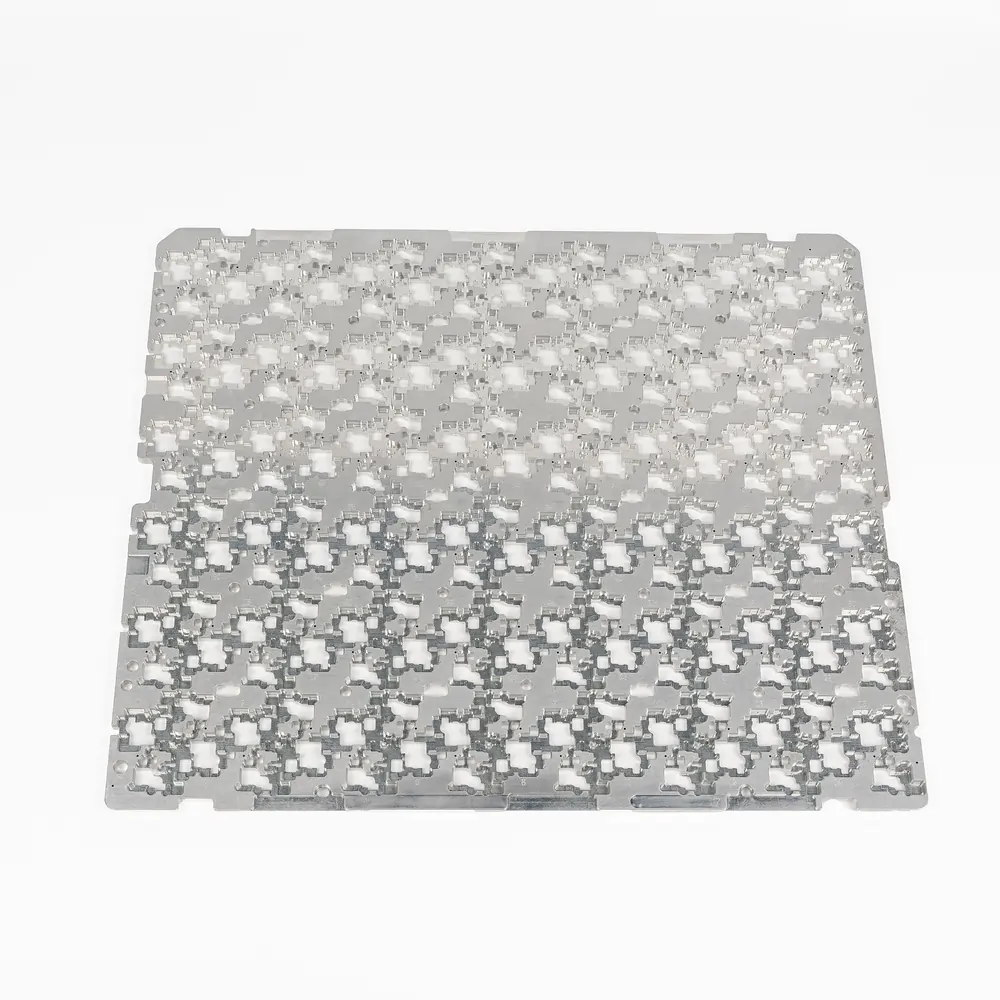 CNC engineered part with drilled holes and precision 3-axis machining
