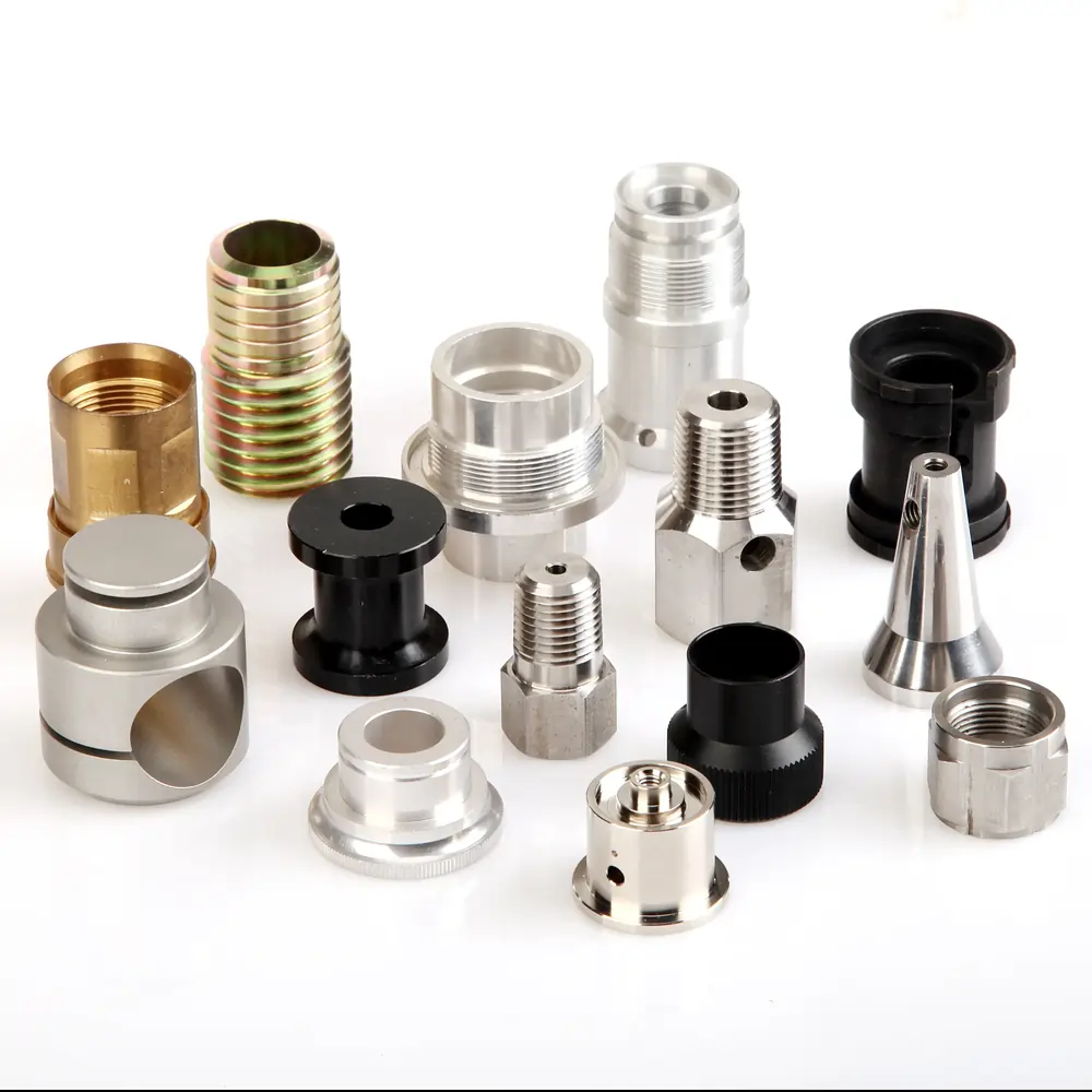 CNC drilled brass and stainless valve and pipe components