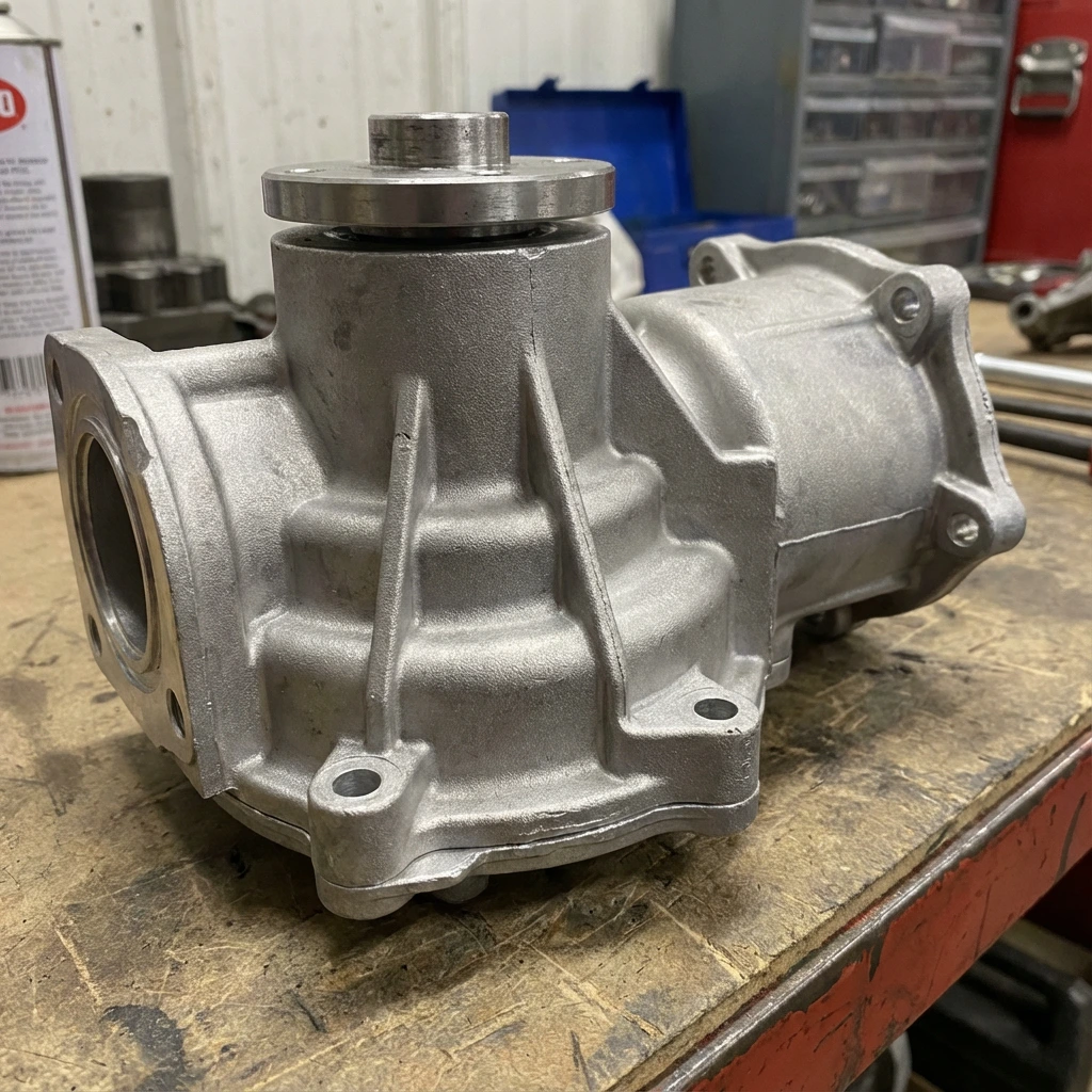 Low pressure cast aluminum component with complex geometry