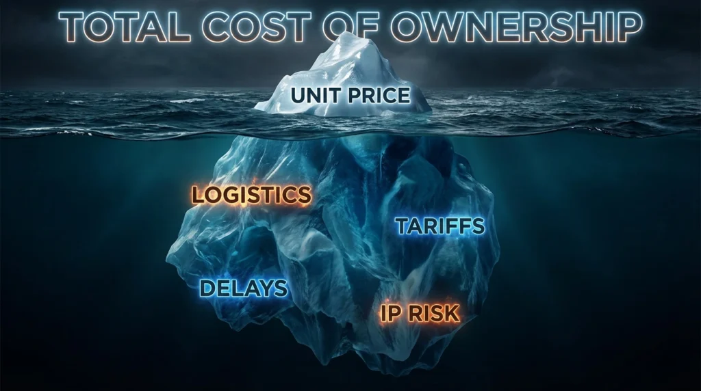 an iceberg with several main issues that are taking into consideration when answering: How to Choose a Custom Plastic Injection Molding Service
