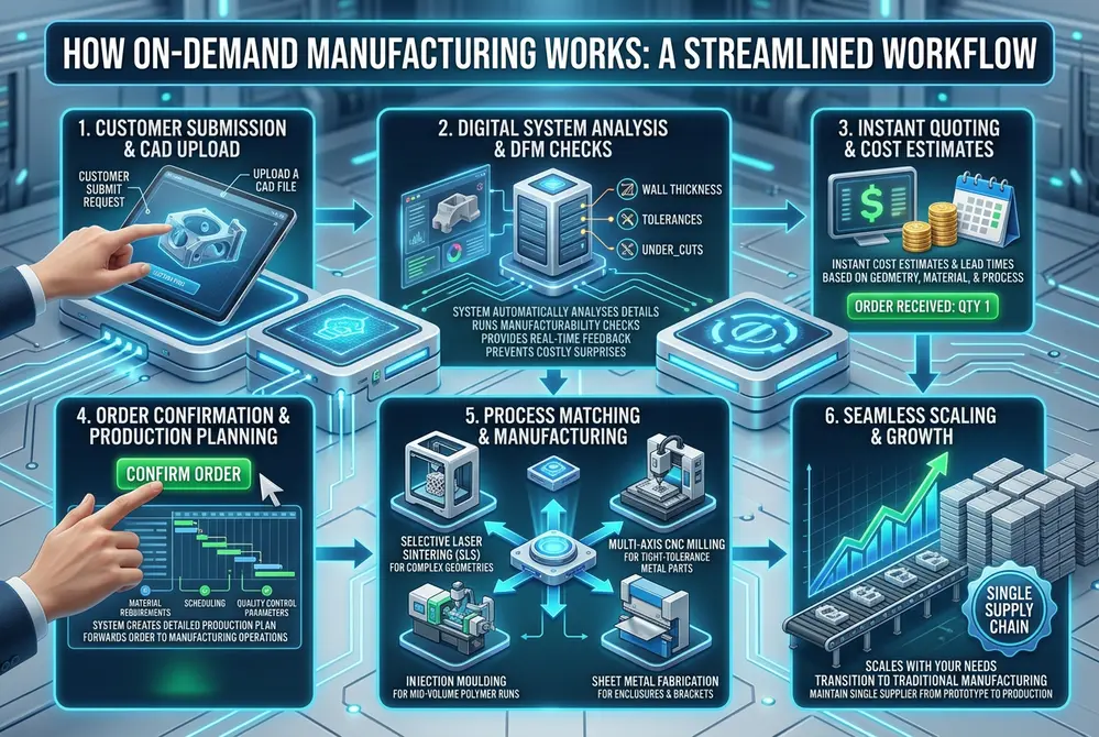 How On Demand Manufacturing Actually Works