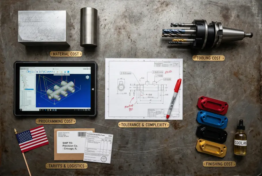 The Primary Cost Drivers in CNC Machining