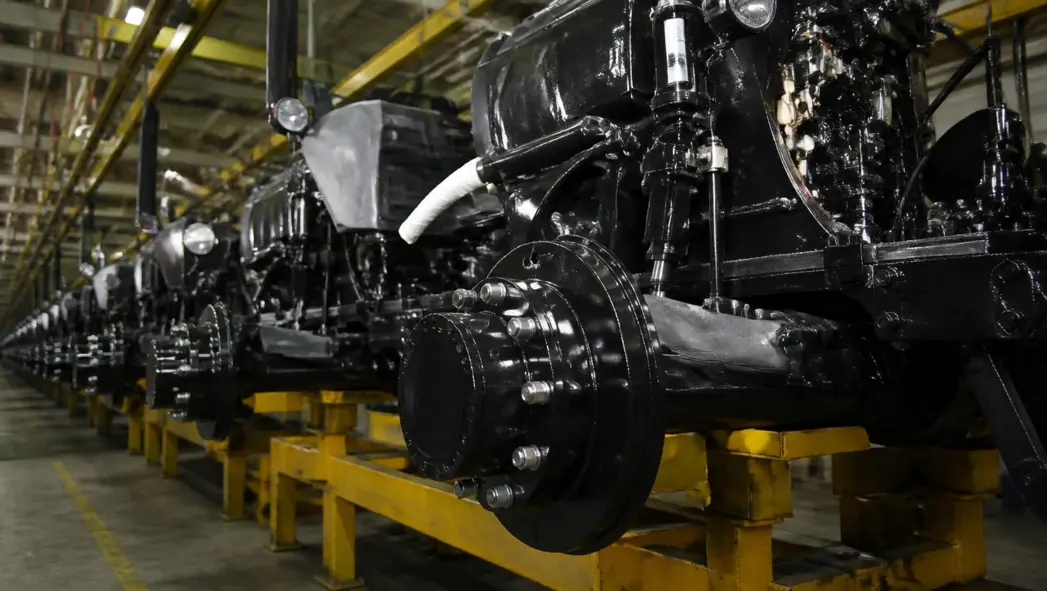 Heavy equipment machine parts being made at Meco