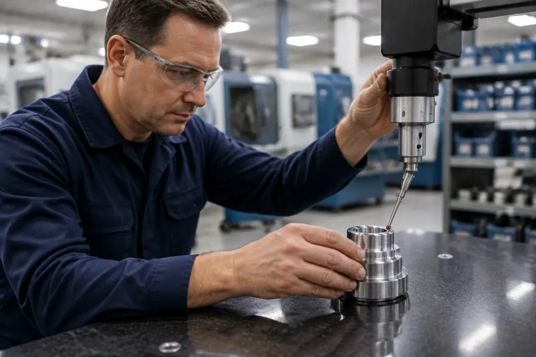 Engineer reviewing DFM feedback during a turnkey manufacturing tooling kickoff