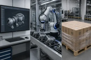 side by side comparison of what is turnkey manufacturing
